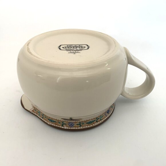 Noritake Chaparral Round Gravy Boat Pitcher 8482 Stoneware 4.5" Width - Picture 7 of 8